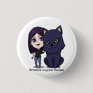 Artemis Lupine-Knopf - Ares u. Artemis Button