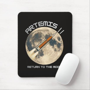 Artemis-Mondmission Mousepad