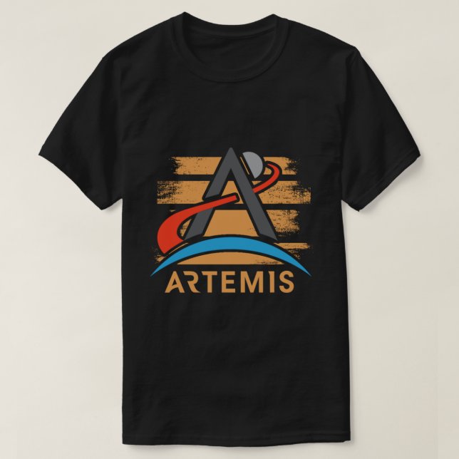 Artemis nasa Vintag T-Shirt (Design vorne)