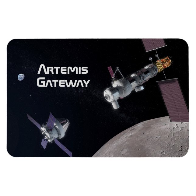 Artemis Orion SLS Moon Mission Magnet (Horizontal)