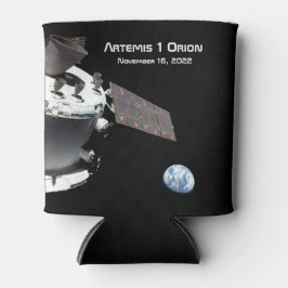 Artemis Orion Spacecraft Blauer Marmor Dosenkühler