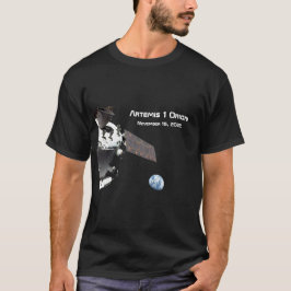 Artemis Orion Spacecraft Blauer Marmor T-Shirt