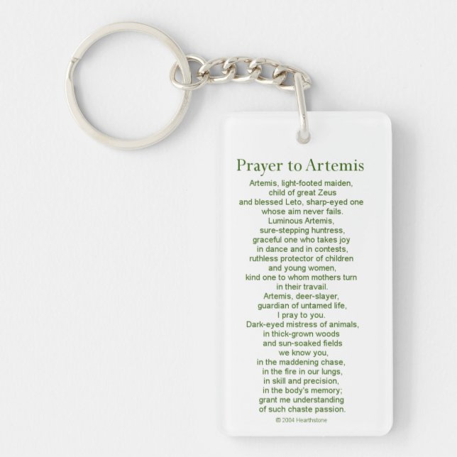 Artemis Schlüsselanhänger (Vorderseite)