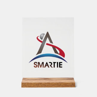Artemis Smartie-Logo Acrylschild