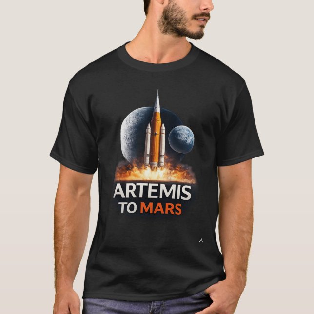 Artemis to Mars T-Shirt (Vorderseite)
