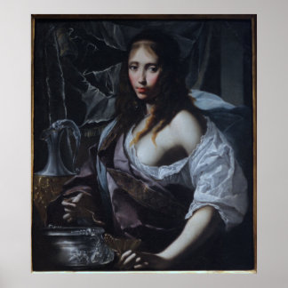 Artemisia bereitet sich auf das Trinken vor Poster