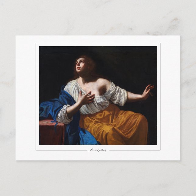 Artemisia Gentileschi #11 - Fine Art Postkarte (Vorderseite)