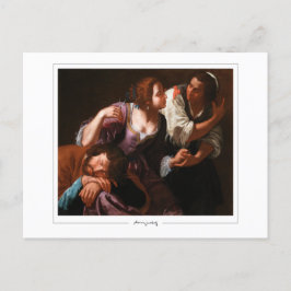 Artemisia Gentileschi #17 - Fine Art Postkarte