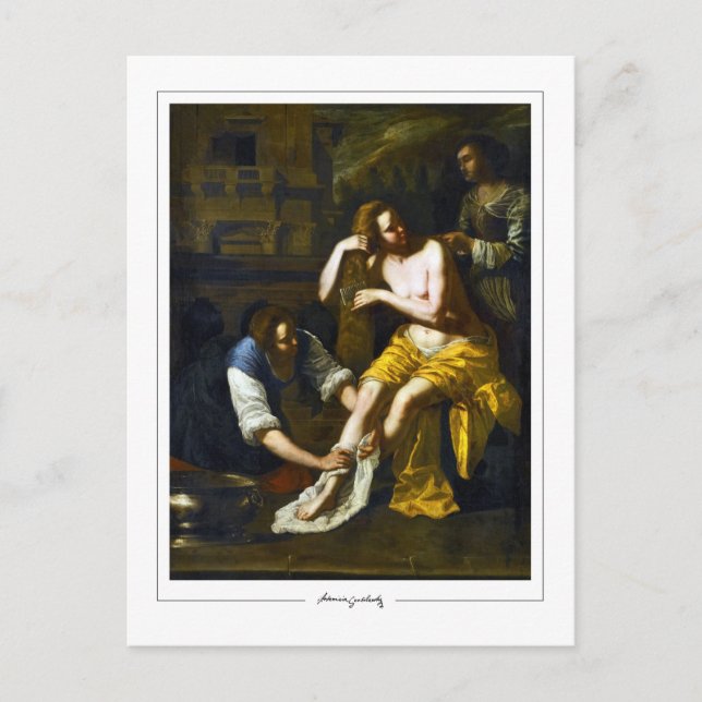Artemisia Gentileschi #2 - Fine Art Postkarte (Vorderseite)
