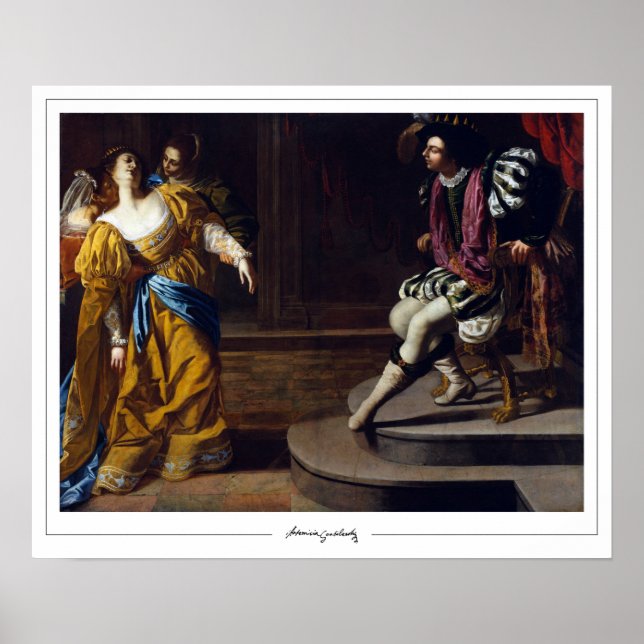 Artemisia Gentileschi Zedign Art Poster #20 (Vorne)