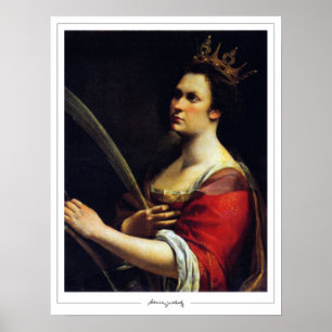 Artemisia Gentileschi Zedign Kunstposter #12 Poster