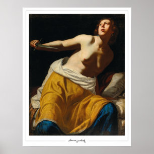 Artemisia Gentileschi Zedign Kunstposter #1 Poster