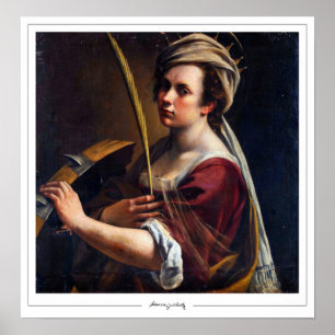 Artemisia Gentileschi Zedign Kunstposter #4 Poster
