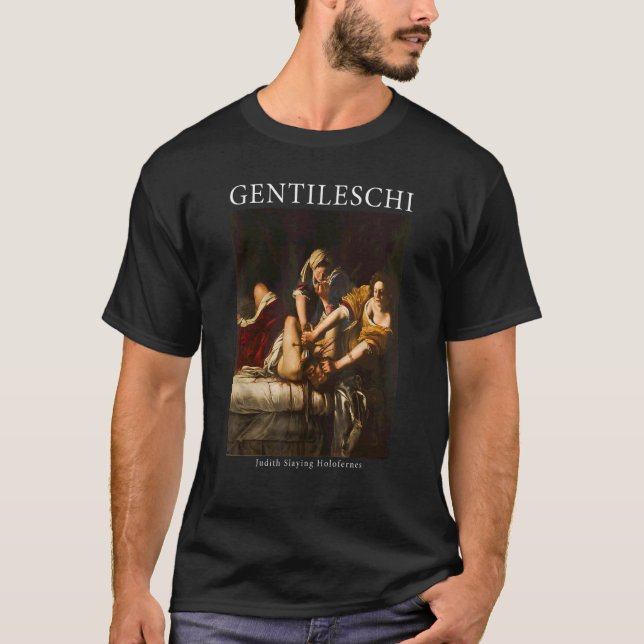 Artemisia Gentileschis Judith Slay Holofernes T-Shirt (Vorderseite)
