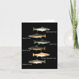 Arten der Aufbringung von Forellen Fisch Art Fisch Karte
