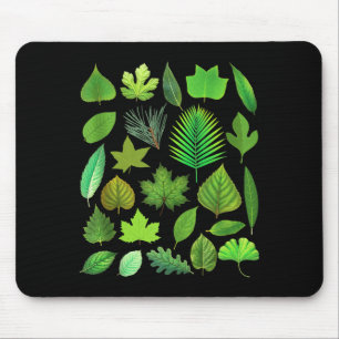 Arten von Baumblättern Biologie Natur Lehrreich Ta Mousepad
