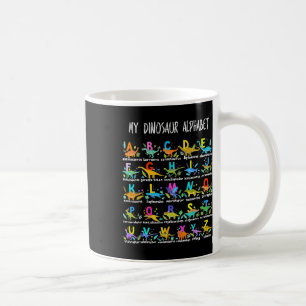 Arten von Dinosauriern Alphabet Abc Byck Zur Schul Kaffeetasse