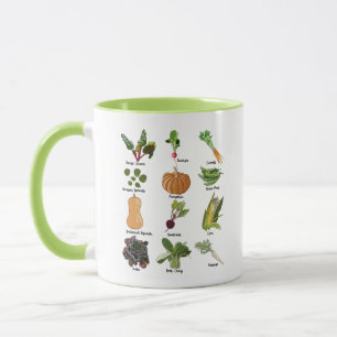 Arten von Gemüse Herbstgemüse Tasse