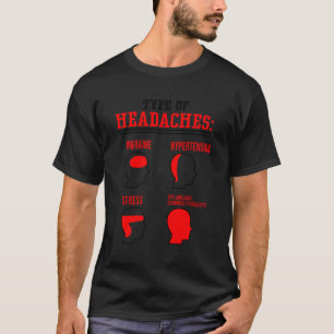 Arten von Headaches Finanzquotes antisozialistisch T-Shirt