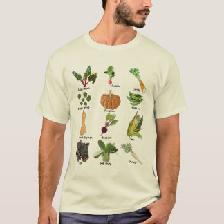 Arten von Herbstgemüse Herbstgemüseernte T-Shirt