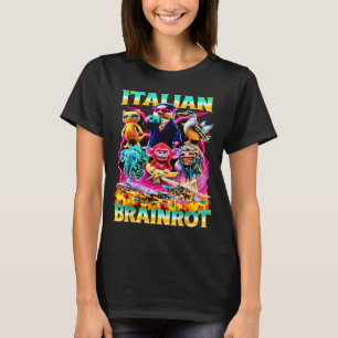Arten von italienischen Brainrot-Meme-Charakter-Ha T-Shirt