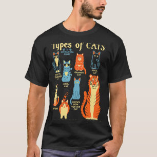 Arten Von Katzen Katzenmutter Katzenvater Katzenbe T-Shirt