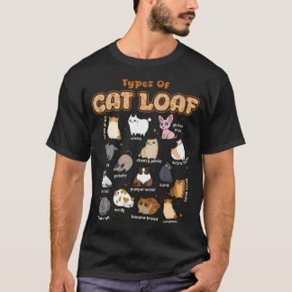 Arten von Katzenlaib Kute Katzen Kawaii Katzen Kat T-Shirt