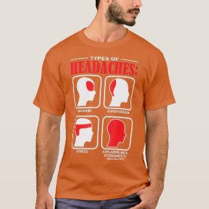 Arten von Kopfschmerzen, die die Grundökonomie erk T-Shirt