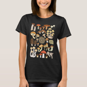 Arten von Pilzsammler Pilzflüsterer det T-Shirt