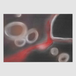 Arterielle Motive: Abstrakt Schwarz, Weiß und Rot Seidenpapier