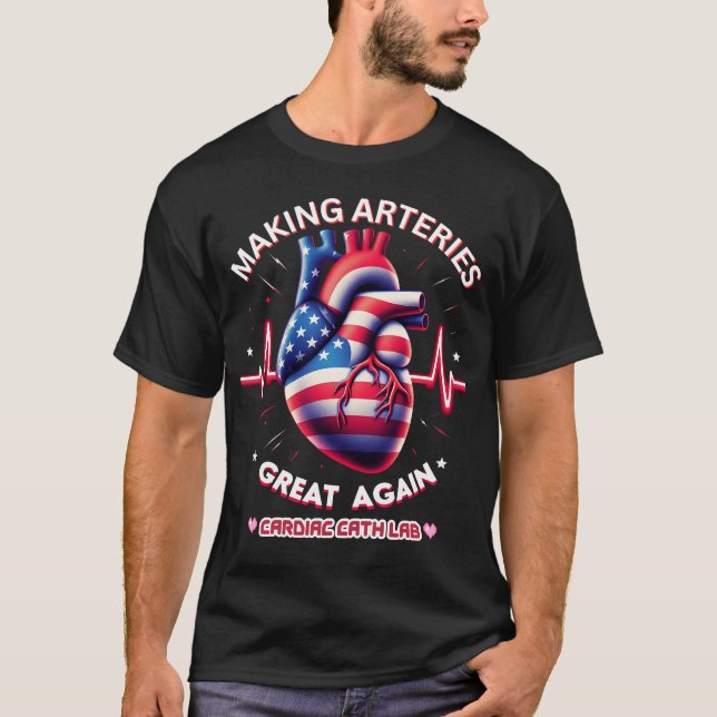 Arterien wieder großartig machen Herzklopfen L T - T-Shirt (Vorderseite)