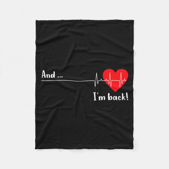 Artery Open, Heart Diseases Surgery Heartbeat  Fleecedecke (Vorderseite)