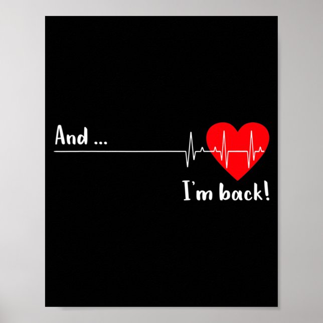 Artery Open, Heart Diseases Surgery Heartbeat  Poster (Vorne)