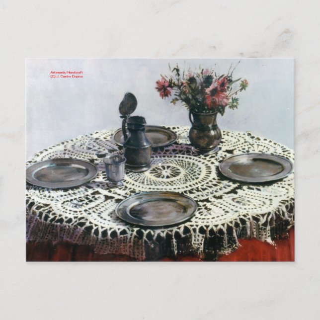 Artesanía/Handcraft Postkarte (Vorderseite)