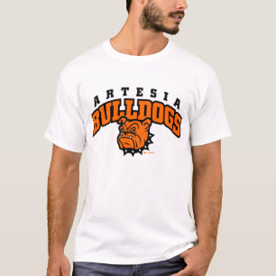 Artesia Bulldoggen gewölbt, T - Shirt beschriften