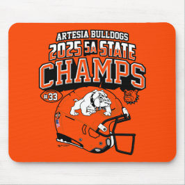Artesia Bulldogs 2025 State Champs Mouse Pad Mousepad