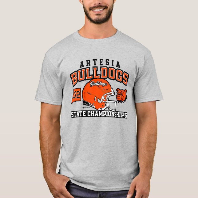 Artesia Bulldogs 32 Staat Championships T - Shirt (Vorderseite)