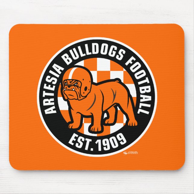 Artesia Bulldogs Football Est. Mousepad 1909 (Vorne)