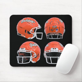 Artesia Bulldogs Football Helmet Mouse Pad Mousepad