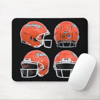 Artesia Bulldogs Football Helmet Mouse Pad Mousepad