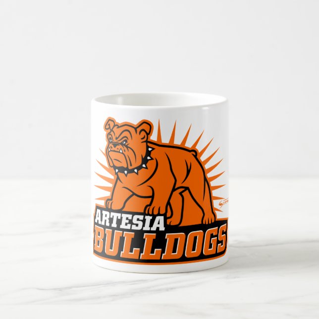 Artesia Bulldogs Logo-Tasse Tasse (Mittel)