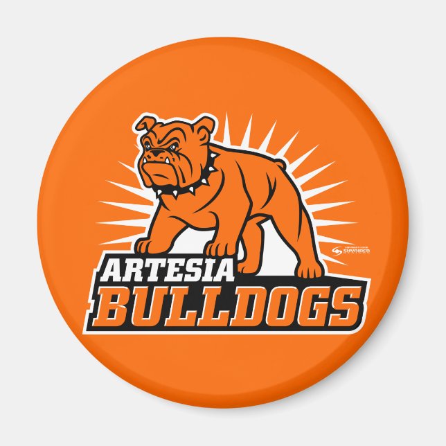 Artesia Bulldogs Magnet (Vorne)