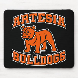 Artesia Bulldogs "Orange Dog" Mouse Pad Mousepad