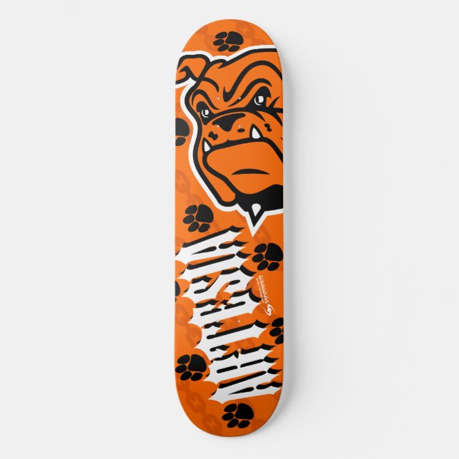 Artesia Bulldogs Skateboard (Vorderseite)