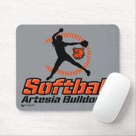 Artesia Bulldogs Softball Mouse Pad Mousepad