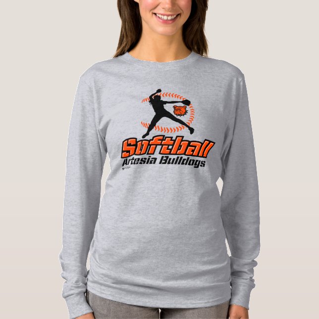 Artesia Bulldogs Softball T-Shirt (Vorderseite)