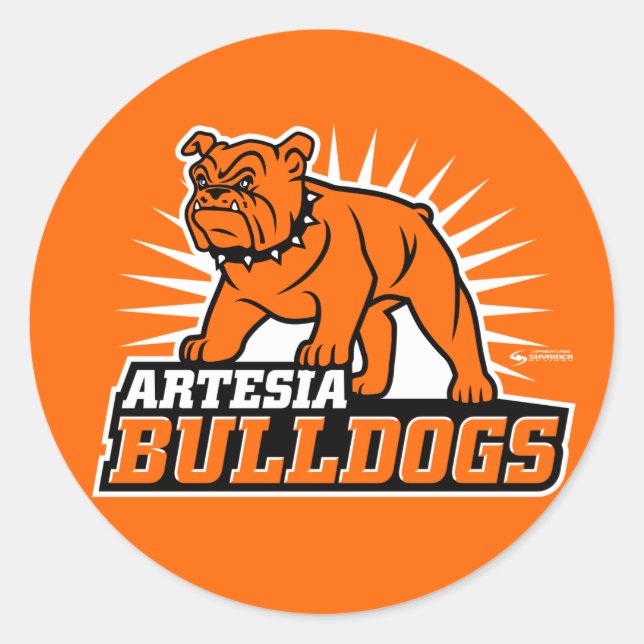 Artesia Bulldogs Sticker (Vorderseite)