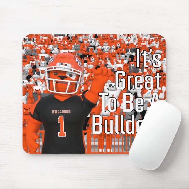 Artesia "Es ist toll, ein Bulldogge zu sein!" Maus Mousepad (Mit Mouse)