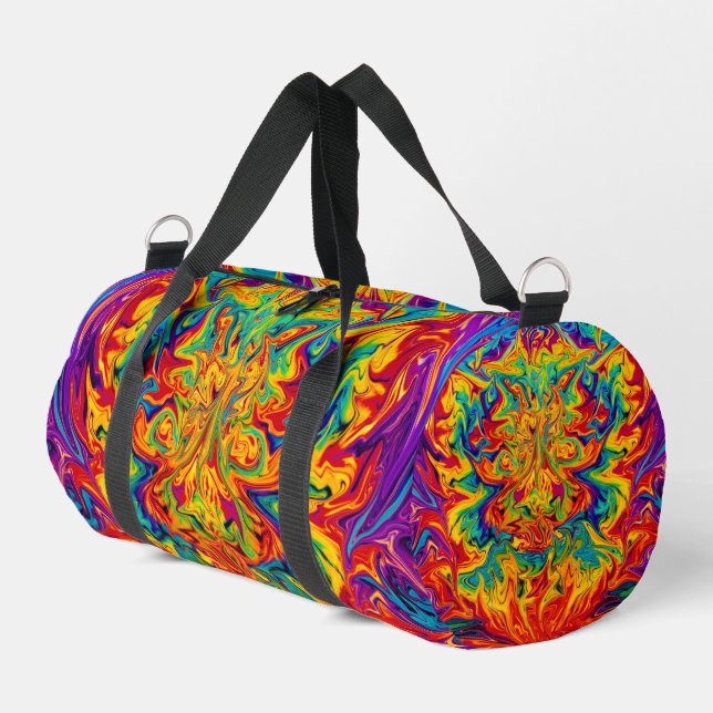 ARTFLOWS FARBEN DUFFLE BAG (Linke Seite)