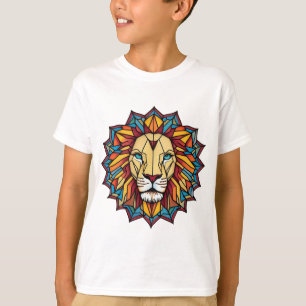 "Artful lion face harmonic design" T-Shirt